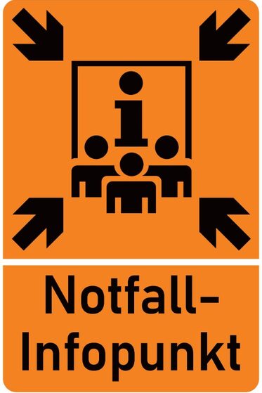 Plakat Notfall-Infopunkt
