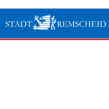 Logo der Stadt Remscheid in der Kopfzeile jeder Seite, über das man durch Anklicken zur Startseite gelangt