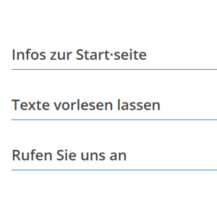 Screenshot Themenbereich