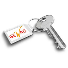 Schlüssel mit GEWAG-Logo