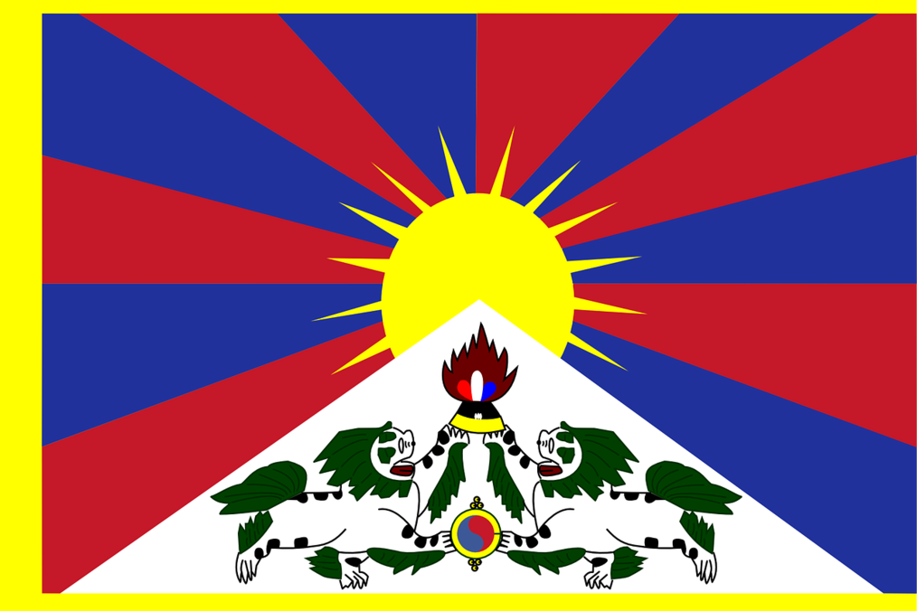 Tibetische Flagge