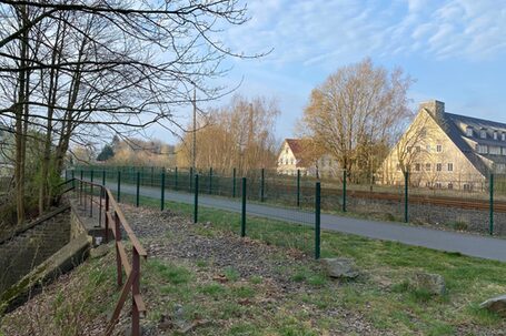Balkantrasse über die alte Geh- und Radwegebrücke Wülfingstraße