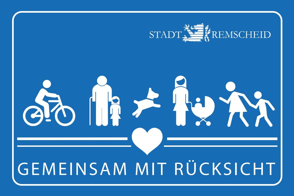Infotafel Gemeinsam mit Rücksicht